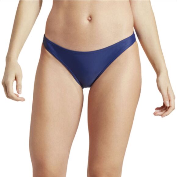 ADIDAS Sporty Bikini Bottoms Size M HS5323 Shadow Navy‎ Swimwear - Picture 1 of 14